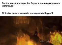 No inspira mucha confianza el radiólogo