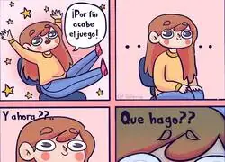 Es pequeño momento de vacío existencial