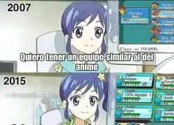 La evolución de los equipos en Pokémon