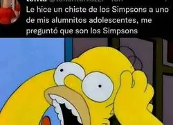 Está ocurriendo. Los Simpsons empiezan a ser olvidados