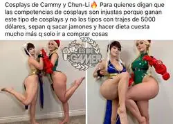 Matarse en un gimnasio también tiene mérito para las cosplayers