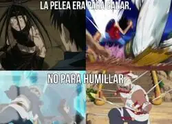 Las derrotas más humillantes del anime