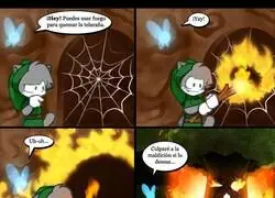 Qué peligro era ese fuego dentro del arbol