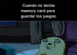 La dura vida de los que no tenían memory card