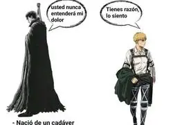 El cringe que debió soportar Armin