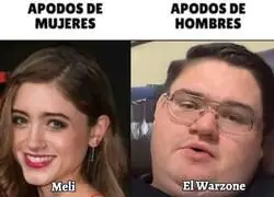 Más apodos entre amigos