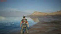 Así se ve el agua  y nadar en Mindseye. Desastre total