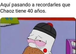 Chaoz no está soportando