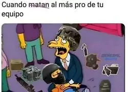 La baja más sensible
