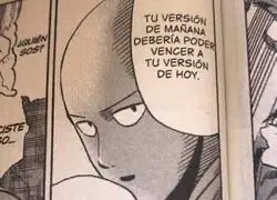 No esperaba encontrarme tremenda reflexión en One Punch Man