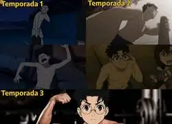 Y solo lo vimos entrenar medio capítulo...