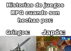 La extraña escritura de los JRPG