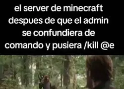 Cuidado al escribir comandos