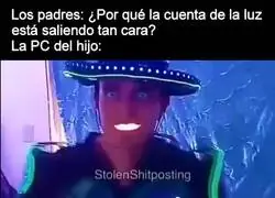 Tiene más luces que el arbol de navidad