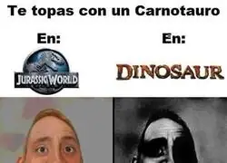Existen dos tipos de carnotauros