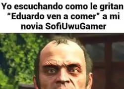 No tenía voz de Eduardo...