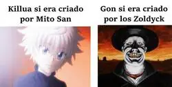 Killua en el fondo es tan puro como Gon