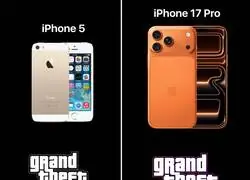 Los Iphones que estaban a la venta cuando salieron los últimos GTA