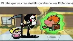 Va levitando de tanto cine