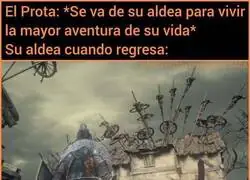 Qué cambiada la aldea