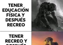 La mejor hora para educación física
