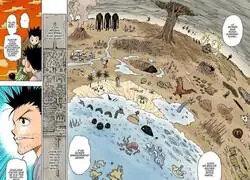 Es muy loco que esta siga siendo la única imagen que tenemos del continente oscuro en HxH