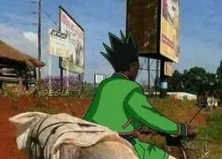 Gon en el primer cap&iacute;tulo de Hunter X Hunter