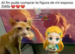 La figura: 15&euro; | La reacci&oacute;n del gato: no tiene precio